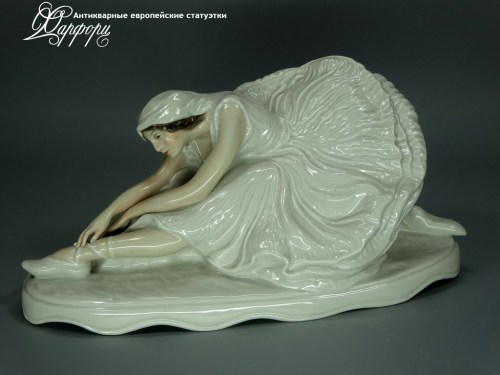 Купить фарфоровую статуэтку Rosenthal Умирающий лебедь